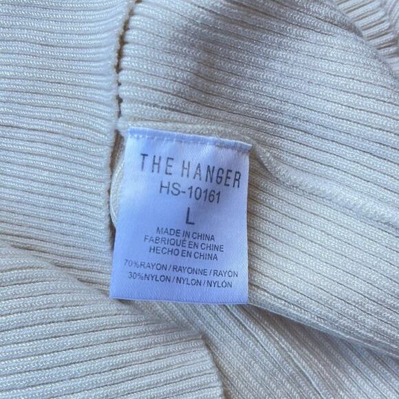 The Hanger Sleeveless Ribbed Knit Mock Neck Tank Top with Front Cutout - Picture 7 of 9